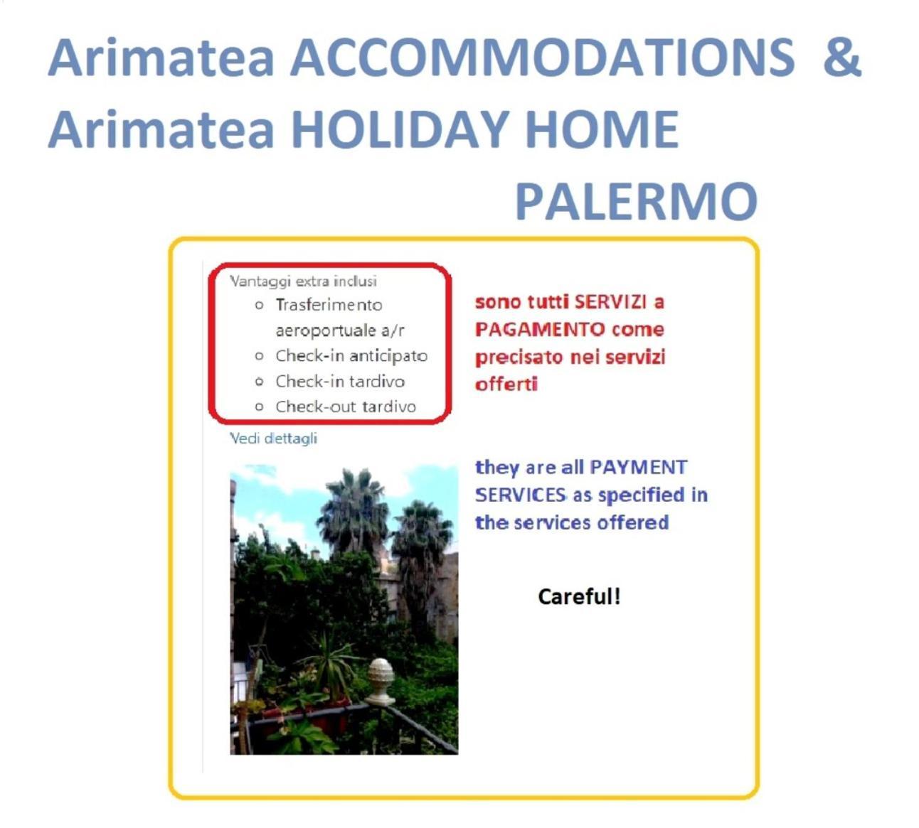 Arimatea Casa Vacanza Palermo Exterior photo